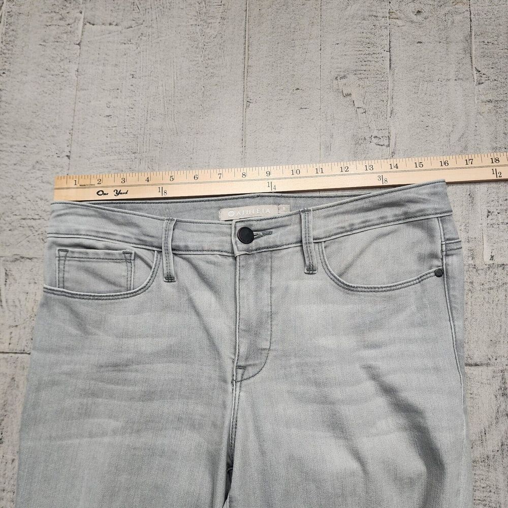 Athleta Sculptek Jeans Women's Size 6 Skinny Ankle Gray Stretch Denim Mid Rise - Picture 7 of 12